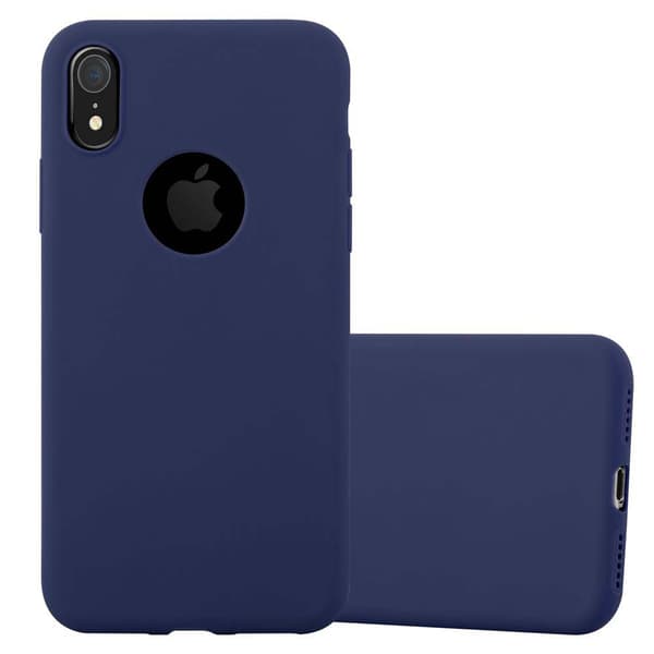 Cover iPhone XR Etui Case () CANDY MØRKEBLÅ