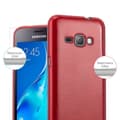 Pikkukuva 6 / 8: Samsung Galaxy J1 2016 Suojakuori Suojakotelo joustavasta TPU-silikonista harjatulla muotoilulla