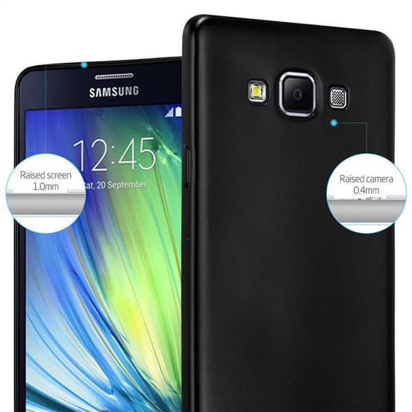 Deksel til Samsung Galaxy A7 2015 Beskyttelsesdeksel laget av fleksibelt TPU-silikon
