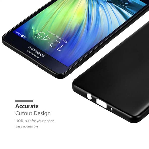 Deksel til Samsung Galaxy A7 2015 Beskyttelsesdeksel laget av fleksibelt TPU-silikon