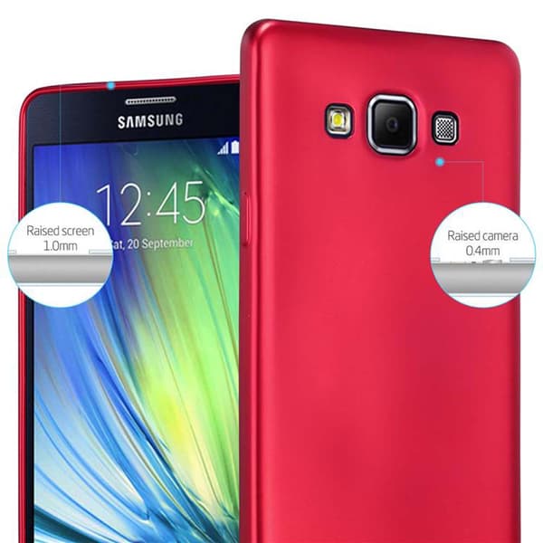 Deksel til Samsung Galaxy A7 2015 Beskyttelsesdeksel laget av fleksibelt TPU-silikon