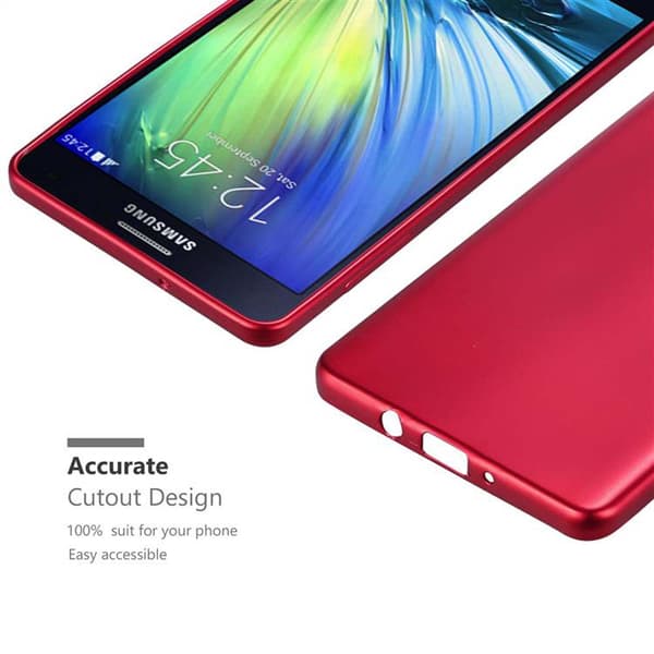 Deksel til Samsung Galaxy A7 2015 Beskyttelsesdeksel laget av fleksibelt TPU-silikon