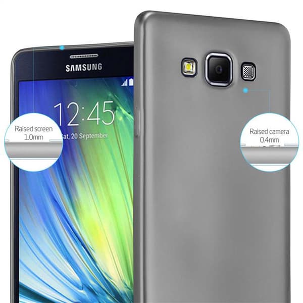 Deksel til Samsung Galaxy A7 2015 Beskyttelsesdeksel laget av fleksibelt TPU-silikon