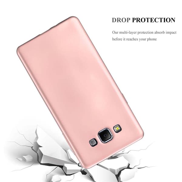 Deksel til Samsung Galaxy A7 2015 Beskyttelsesdeksel laget av fleksibelt TPU-silikon