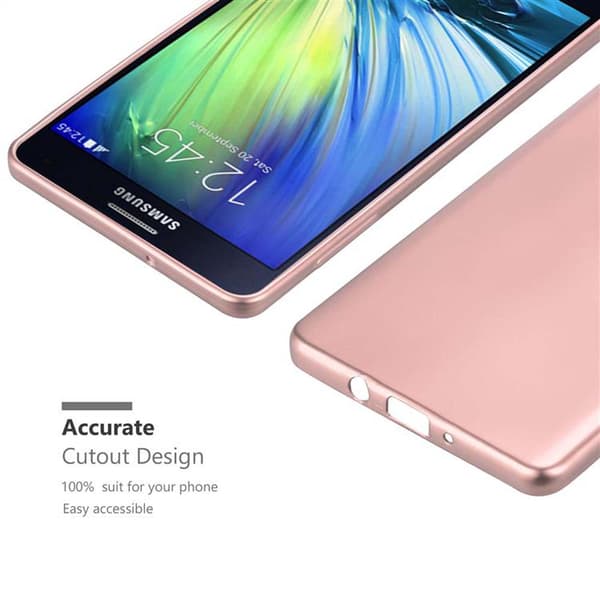 Deksel til Samsung Galaxy A7 2015 Beskyttelsesdeksel laget av fleksibelt TPU-silikon