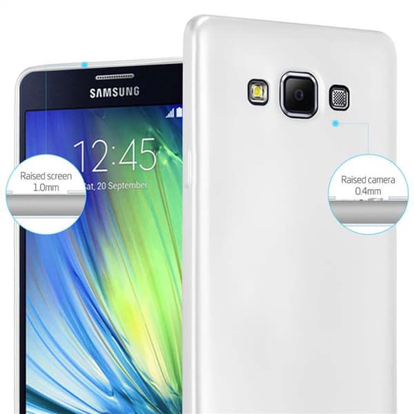 Deksel til Samsung Galaxy A7 2015 Beskyttelsesdeksel laget av fleksibelt TPU-silikon