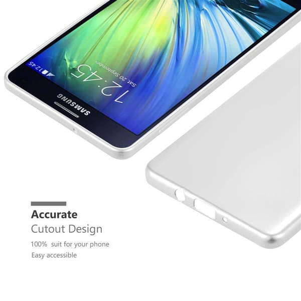 Deksel til Samsung Galaxy A7 2015 Beskyttelsesdeksel laget av fleksibelt TPU-silikon