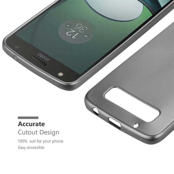 Deksel til Motorola MOTO Z PLAY Beskyttelsesdeksel laget av fleksibelt TPU-silikon