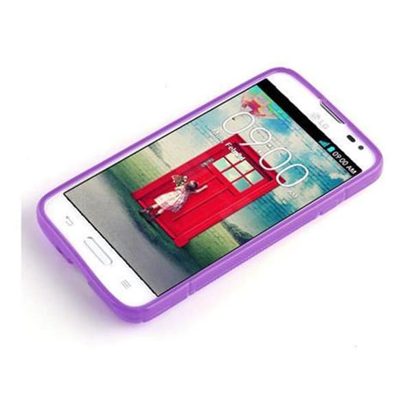 Deksel til LG L70 (1. SIM) Beskyttelsesdeksel av fleksibelt TPU-silikon i S-Line-design