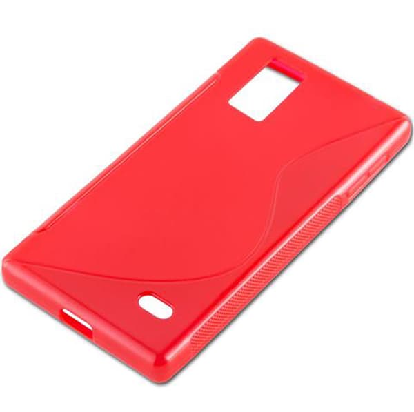 LG OPTIMUS GJ Suojakuori Suojakotelo joustavasta TPU-silikonista S-Line-muotoilussa