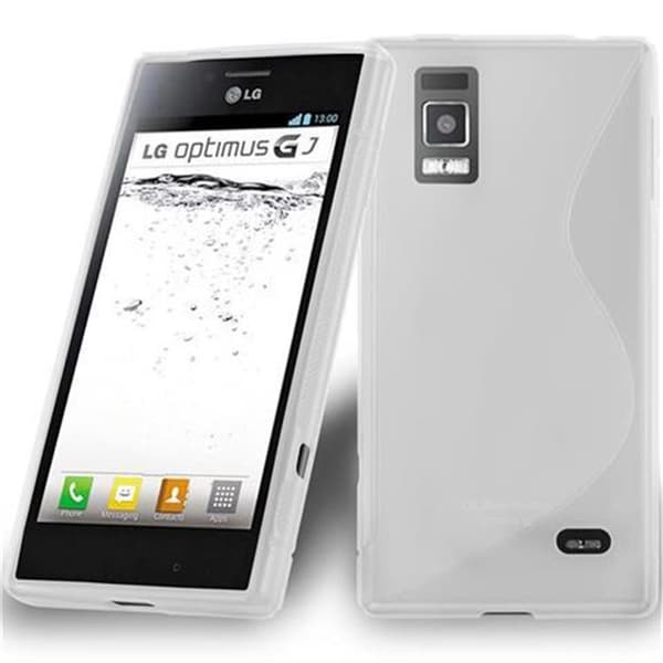 LG OPTIMUS GJ Suojakuori Suojakotelo joustavasta TPU-silikonista S-Line-muotoilussa