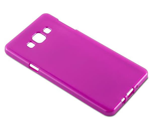 Samsung Galaxy A7 2015 Suojakuori Suojakotelo joustavasta TPU-silikonista harjatulla muotoilulla