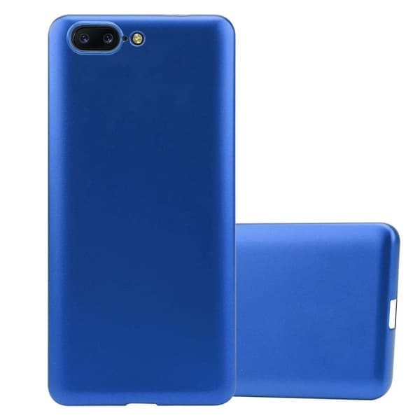 OnePlus 5 Skal Fodral Mobilskydd av flexibelt TPU-silikon METALLISKT BLÅ