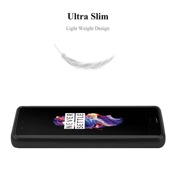 Deksel til OnePlus 5 Beskyttelsesdeksel laget av fleksibelt TPU-silikon