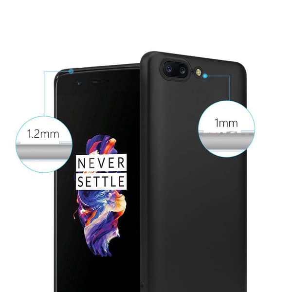 Deksel til OnePlus 5 Beskyttelsesdeksel laget av fleksibelt TPU-silikon