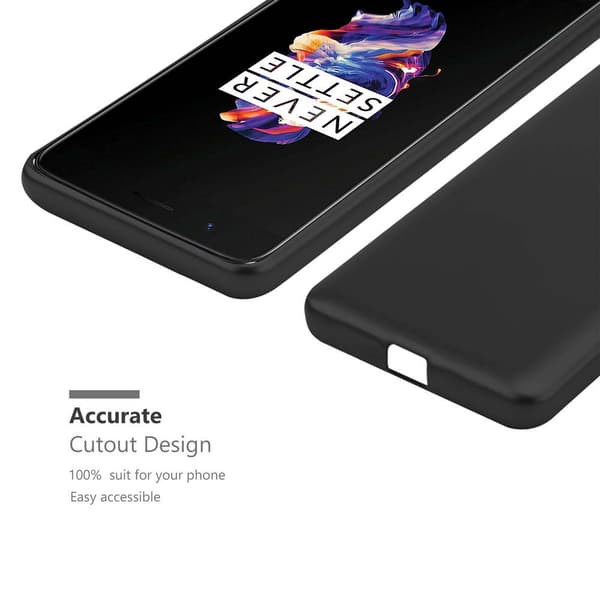 Deksel til OnePlus 5 Beskyttelsesdeksel laget av fleksibelt TPU-silikon