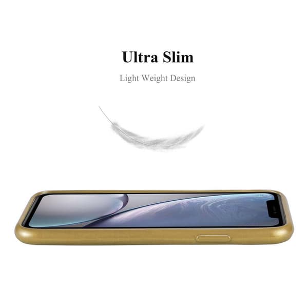 iPhone XR Suojakuori Suojakotelo joustavasta TPU-silikonista harjatulla muotoilulla