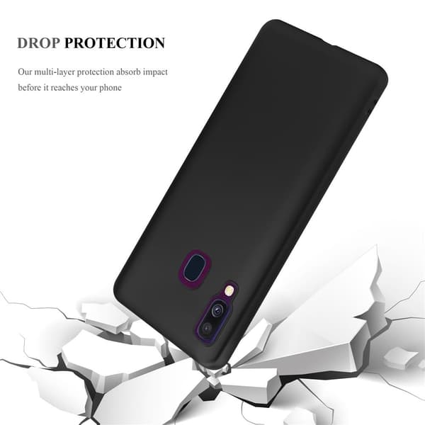 Samsung Galaxy A40 Skal Fodral Mobilskydd av flexibelt TPU-silikon