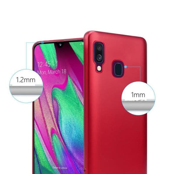 Samsung Galaxy A40 Skal Fodral Mobilskydd av flexibelt TPU-silikon