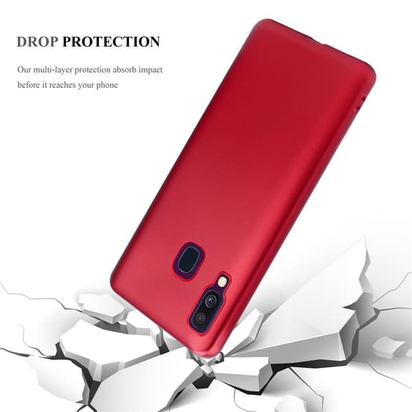 Samsung Galaxy A40 Skal Fodral Mobilskydd av flexibelt TPU-silikon