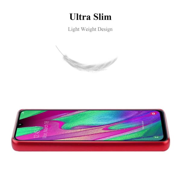 Samsung Galaxy A40 Skal Fodral Mobilskydd av flexibelt TPU-silikon