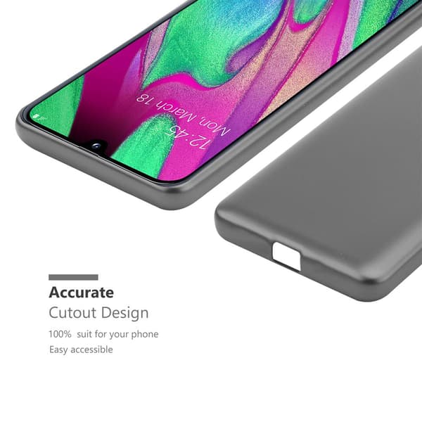 Samsung Galaxy A40 Skal Fodral Mobilskydd av flexibelt TPU-silikon