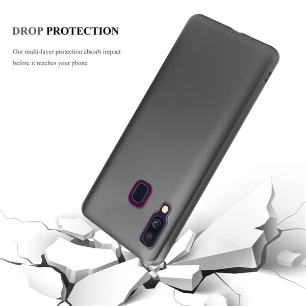 Samsung Galaxy A40 Skal Fodral Mobilskydd av flexibelt TPU-silikon
