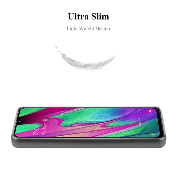 Samsung Galaxy A40 Skal Fodral Mobilskydd av flexibelt TPU-silikon