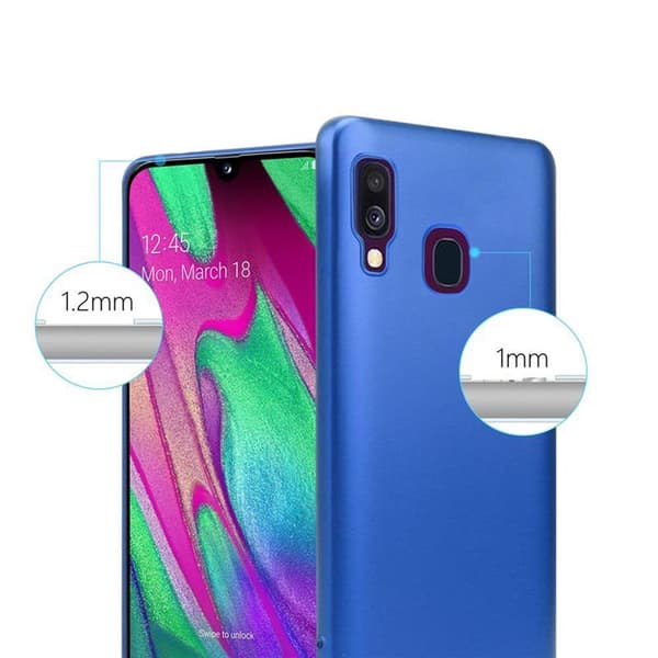 Samsung Galaxy A40 Skal Fodral Mobilskydd av flexibelt TPU-silikon