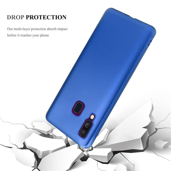 Samsung Galaxy A40 Skal Fodral Mobilskydd av flexibelt TPU-silikon