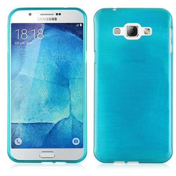 Samsung Galaxy A8 2015 Suojakuori Suojakotelo joustavasta TPU-silikonista harjatulla muotoilulla