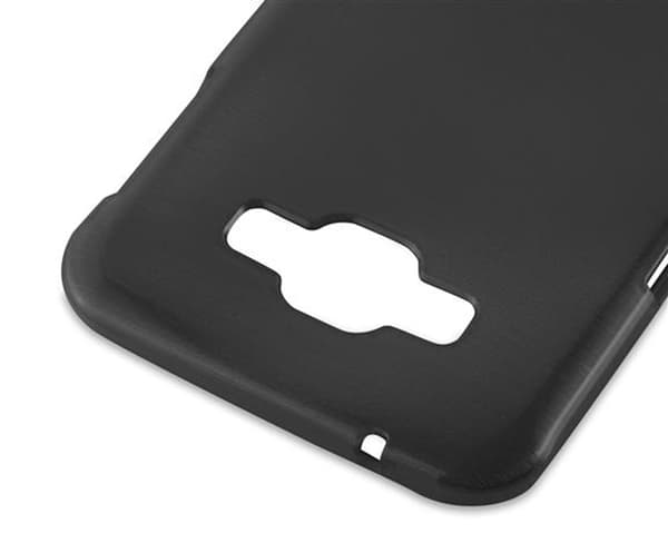 Samsung Galaxy A8 2015 Suojakuori Suojakotelo joustavasta TPU-silikonista harjatulla muotoilulla