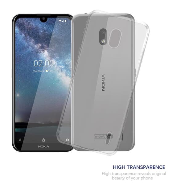 Nokia 2.2 Skal Skal Fodral av flexibelt TPU-silikon Mobilskydd