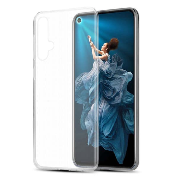 Honor 20 / 20S / Huawei NOVA 5T Cover Case Etui () Helt Gennemsigtigt