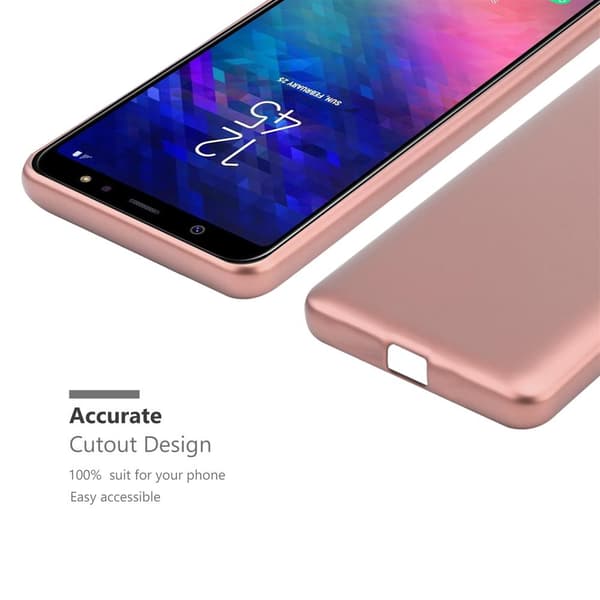 Samsung Galaxy A6 PLUS 2018 Suojakuori Kotelo valmistettu joustavasta TPU-silikonista