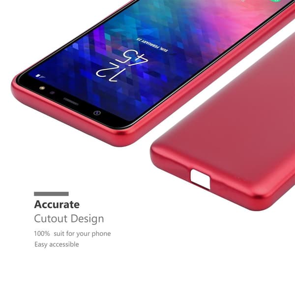 Samsung Galaxy A6 PLUS 2018 Suojakuori Kotelo valmistettu joustavasta TPU-silikonista