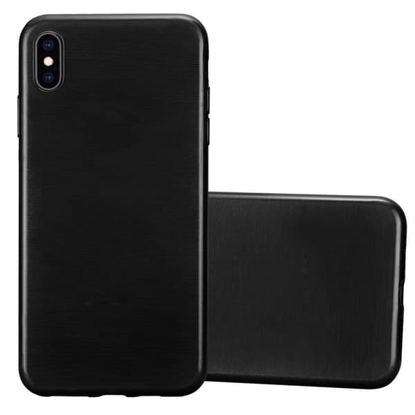 iPhone XS MAX Suojakuori Suojakotelo joustavasta TPU-silikonista harjatulla muotoilulla