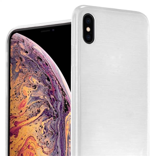 iPhone XS MAX Suojakuori Suojakotelo joustavasta TPU-silikonista harjatulla muotoilulla