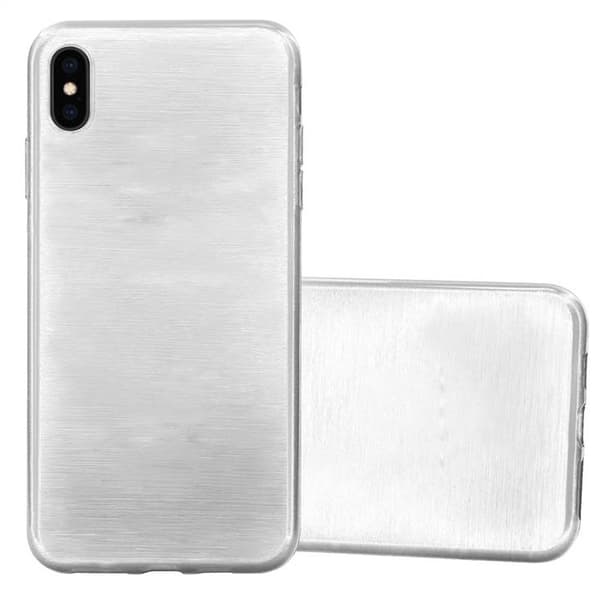iPhone XS MAX Suojakuori Suojakotelo joustavasta TPU-silikonista harjatulla muotoilulla