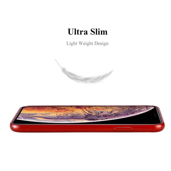 iPhone XS MAX Suojakuori Suojakotelo joustavasta TPU-silikonista harjatulla muotoilulla