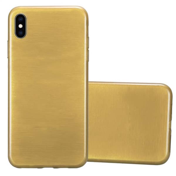 iPhone XS MAX Suojakuori Suojakotelo joustavasta TPU-silikonista harjatulla muotoilulla