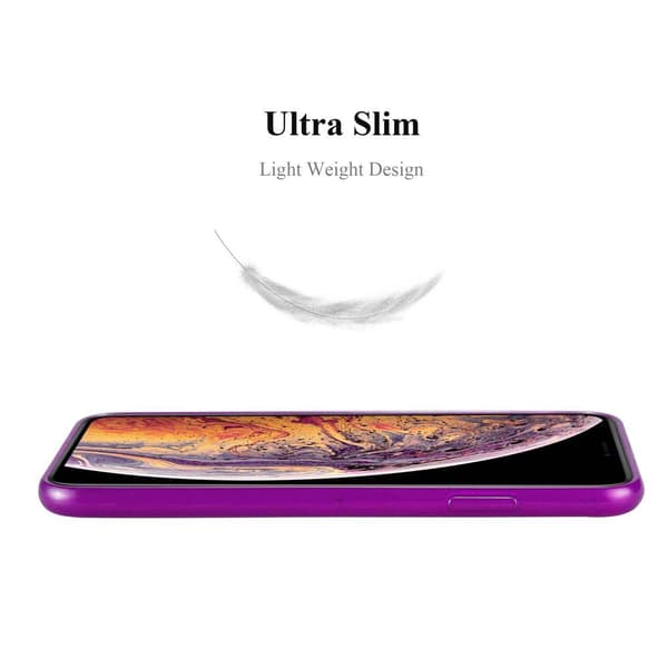 iPhone XS MAX Suojakuori Suojakotelo joustavasta TPU-silikonista harjatulla muotoilulla