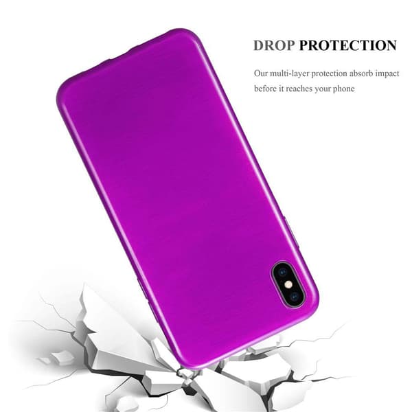 iPhone XS MAX Suojakuori Suojakotelo joustavasta TPU-silikonista harjatulla muotoilulla