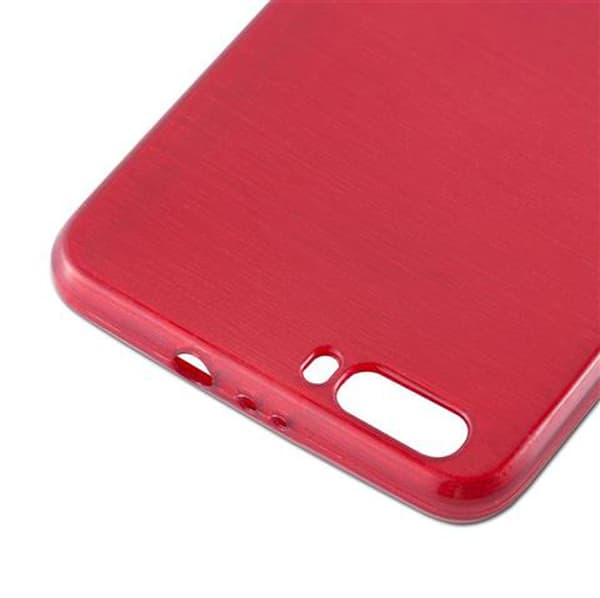 Honor 6 PLUS Suojakuori Suojakotelo joustavasta TPU-silikonista harjatulla muotoilulla