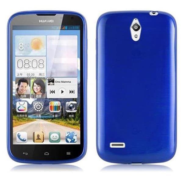 Huawei ASCEND G610 Suojakuori Suojakotelo joustavasta TPU-silikonista harjatulla muotoilulla