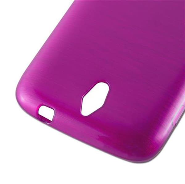 Huawei ASCEND G610 Suojakuori Suojakotelo joustavasta TPU-silikonista harjatulla muotoilulla