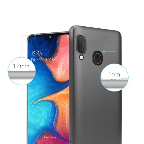 Deksel til Samsung Galaxy A10e / A20e Beskyttelsesdeksel laget av fleksibelt TPU-silikon