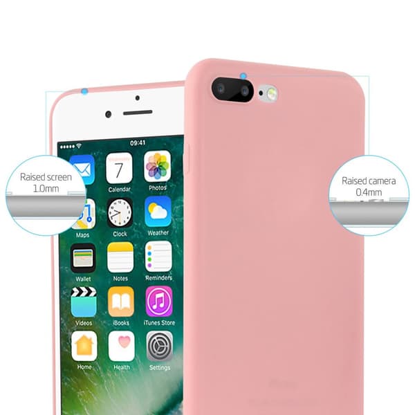 iPhone 7 PLUS / 7S PLUS / 8 PLUS Skal Fodral Case Cover Mobilskydd av flexibelt TPU-silikon