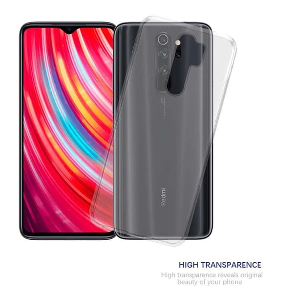 Xiaomi RedMi NOTE 8 PRO Suojakuori Suojakotelo valmistettu joustavasta TPU-silikonista
