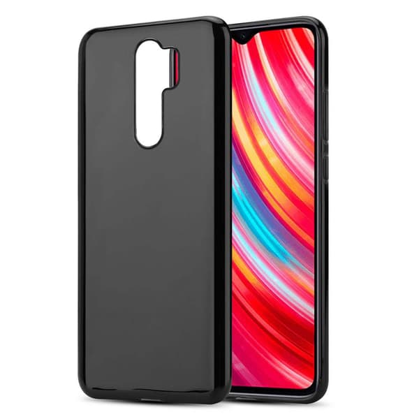 Xiaomi RedMi NOTE 8 PRO Suojakuori Suojakotelo valmistettu joustavasta TPU-silikonista MUSTA